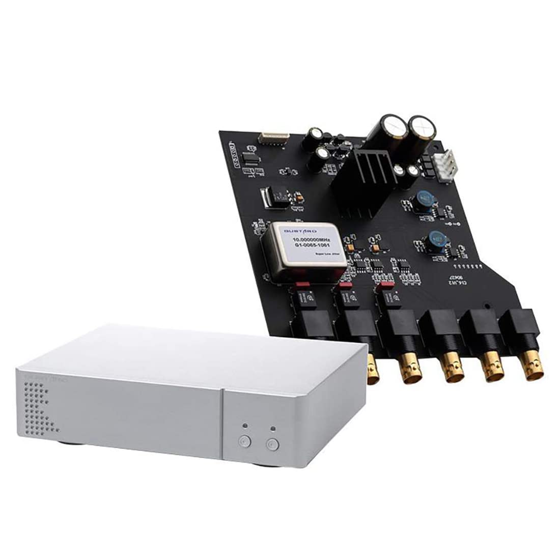 Gustard C16 10M Clock OCXO High Precision Low Noise Audio Clock HiFi Audio Preamplifier (Black)