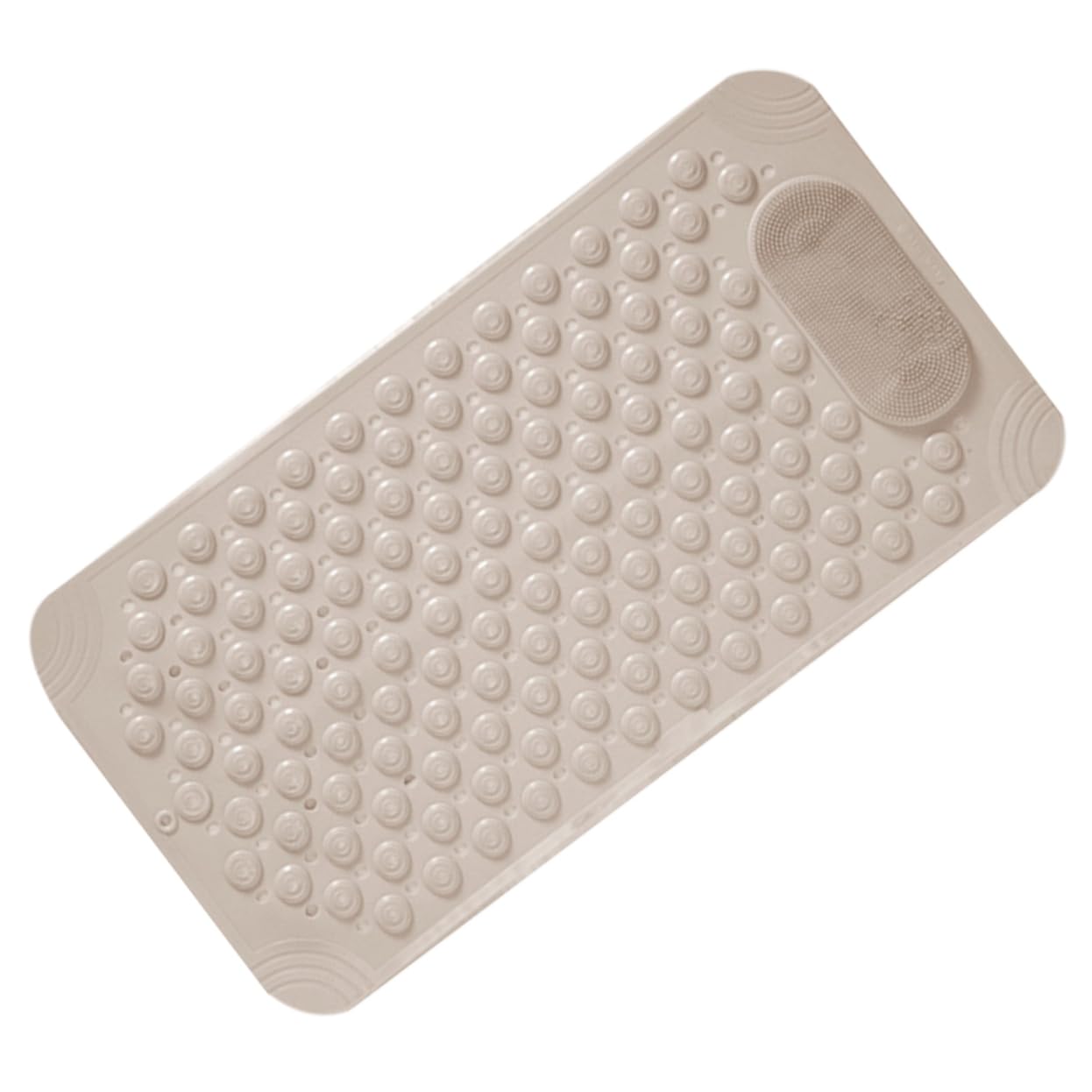 Alfombrilla Antideslizante Exfoliador de Pies y Espalda con Ventosas de PVC Resistente y Fácil de Montar en Pared para Ducha para Baño Seguro