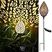 Produktbild Solar laterne Gartenlicht Outdoor Solarleuchten Garten Deko solarlampen für außen Terrasse Dekorative Metall Kunst Garten Zubehör Outdoor Dekorationen für Veranda Pathway und Hof Weihnachten