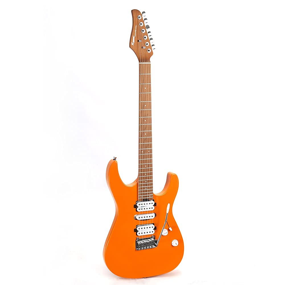 Amazon.com: ZUWEI Electric Guitar Reverse Headstock Solid-Body