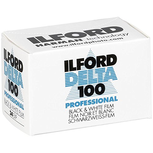 Ilford Delta 100 Professional Schwarz-Weiß-Film, ISO 100, 35 mm, 24 Belichtungen (1780602), schwarz/weiß