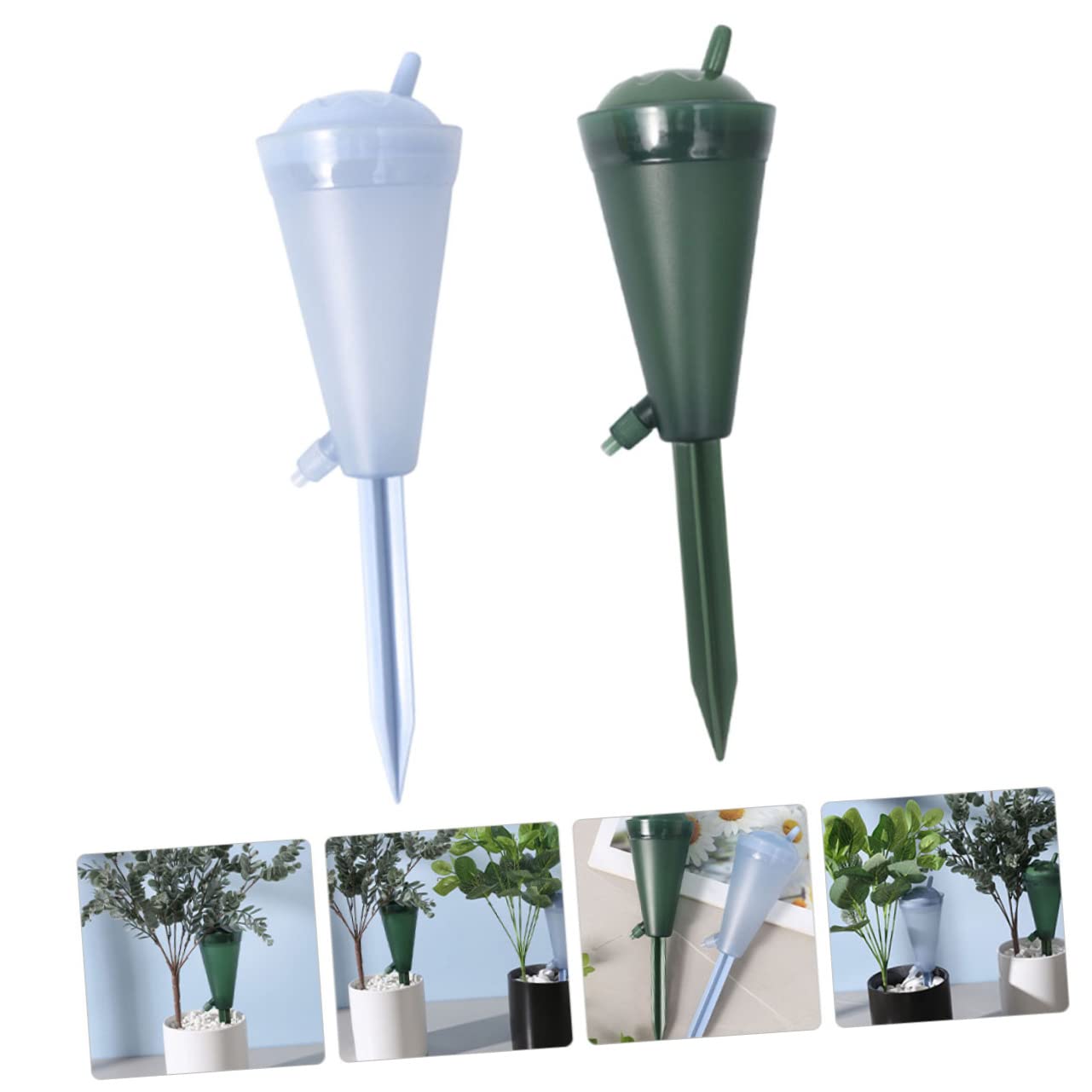 Mipcase 3 Set Gocciolatore A Cono Globi Mini Annaffiatoio Crescente Piante Kit Giardinaggio Kit da Giardinaggio Punte di Irrigazione A Goccia Punte di Irrigazione dei Fiori Pp 2 Pezzi * 3