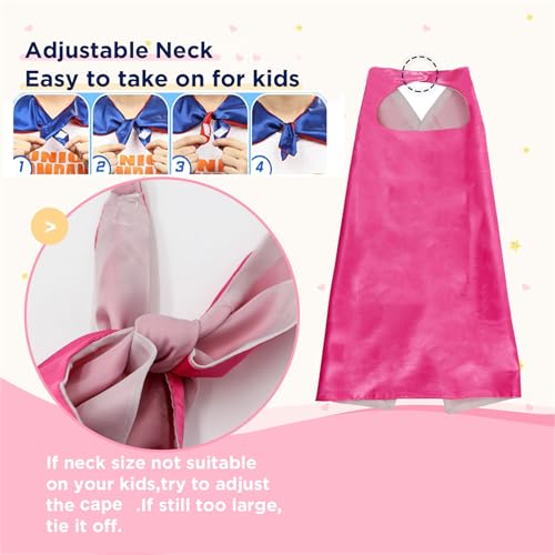 image for KARAZZO Kids Capes Set and Wristbands Boys Girls Costumes for Hallowee