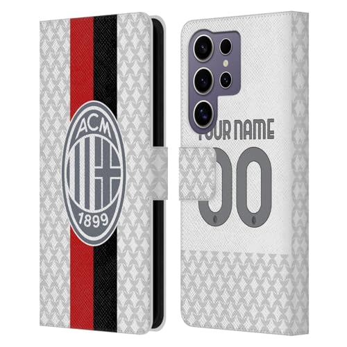 Coque portefeuille AC Milan Samsung S25 Ultra personnalisée pour vos jours de match