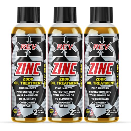 REV X ZDDP Oil Additive - Zinc & Phosphorus (3 Pack)