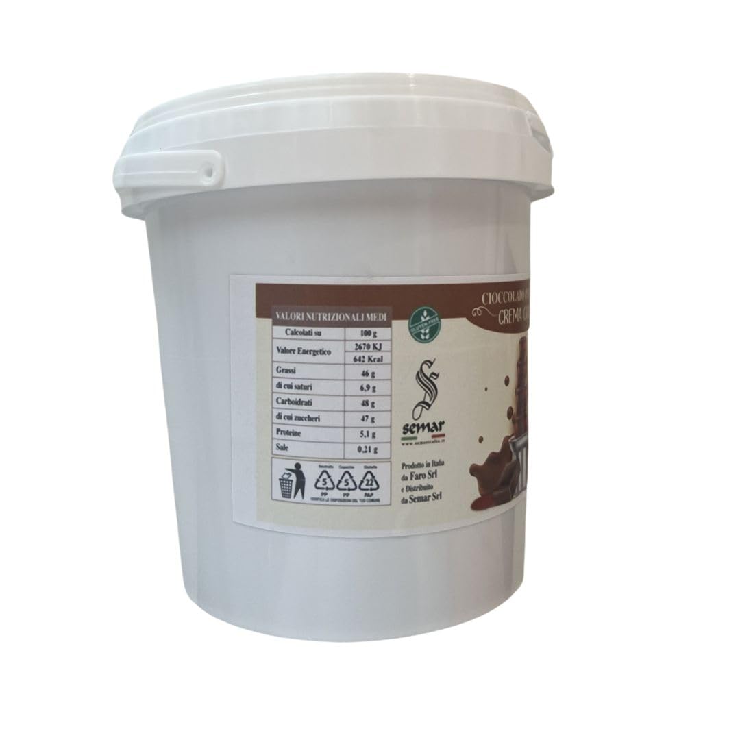 Cioccolato Gianduia - PRONTO USO - per fontane di cioccolato da 2 Kg