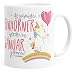 Produktbild MoonWorks Geschenk-Tasse die schönsten Einhörner Werden im Januar geboren Geburtstags-Tasse einfarbig weiß Unisize
