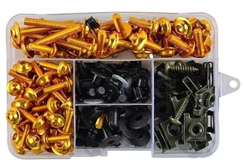 Kit accessoires moto aluminium gold pour carénage CB125R et CB1000R