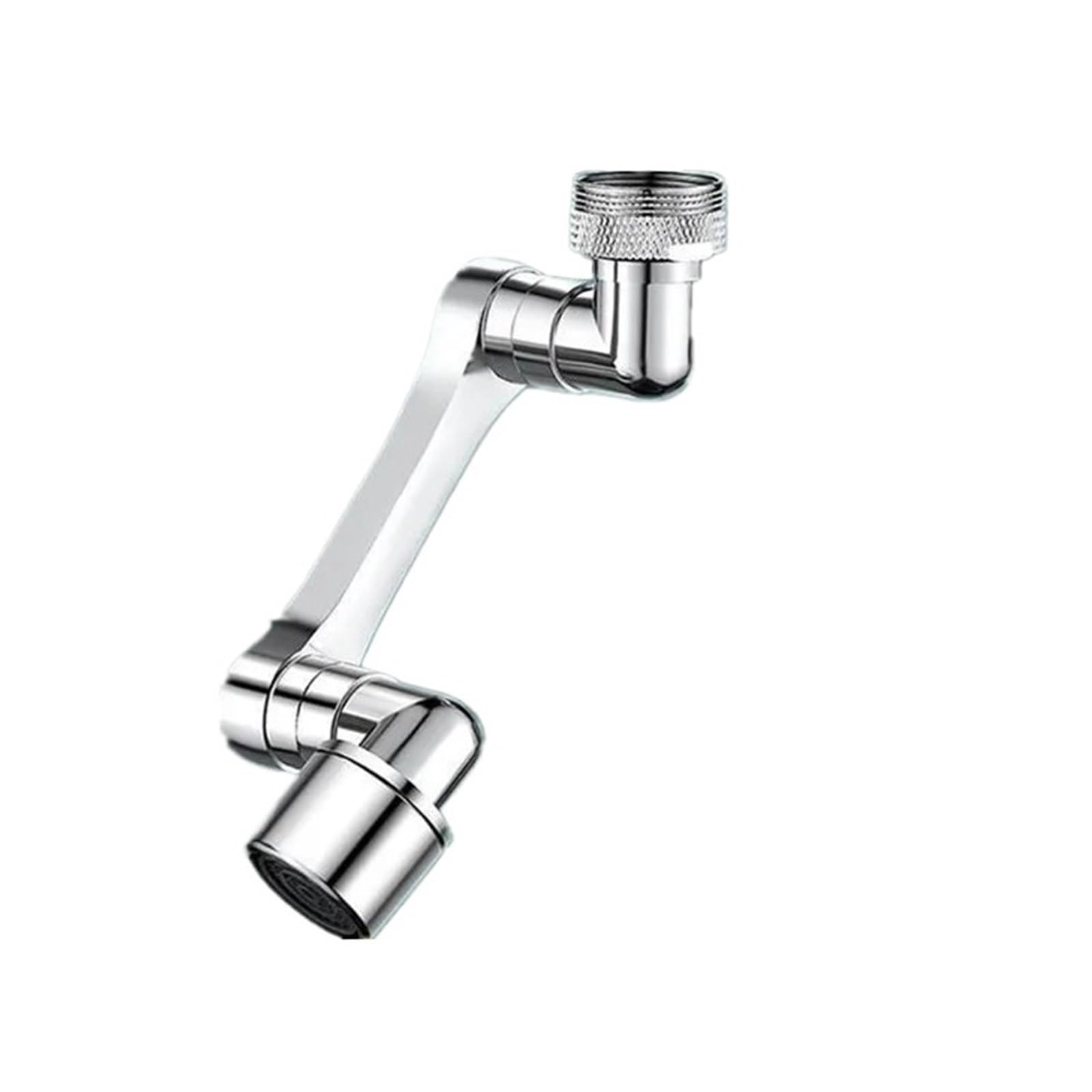 Copper Faucet Extender Aerator Bubbler Nozzle 1080° Universal Rotation Faucet Sprayer Head for Kitchen Tap Washbasin Robot Arm(1080 Degree Single)