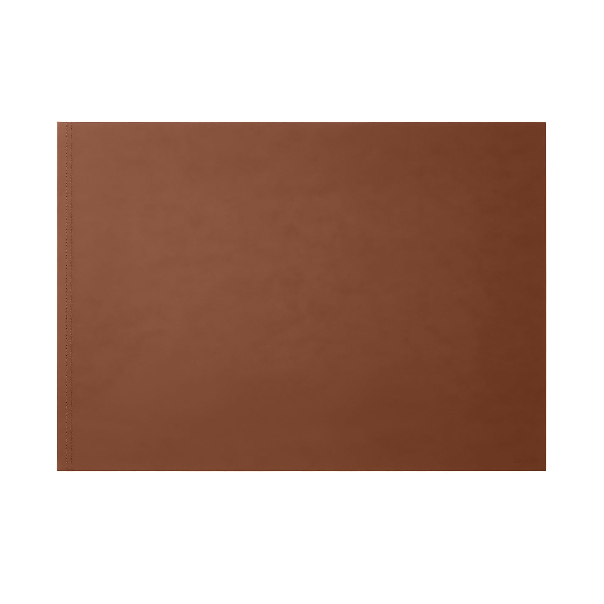 Eglooh - Clio – podkładka na biurko skóra pomarańczowa brązowa cm 90 x 60 cm – wytrzymała struktura ze stali, wyrafinowane ręcznie szwy i antypoślizgowa podłoga – Made in Italy