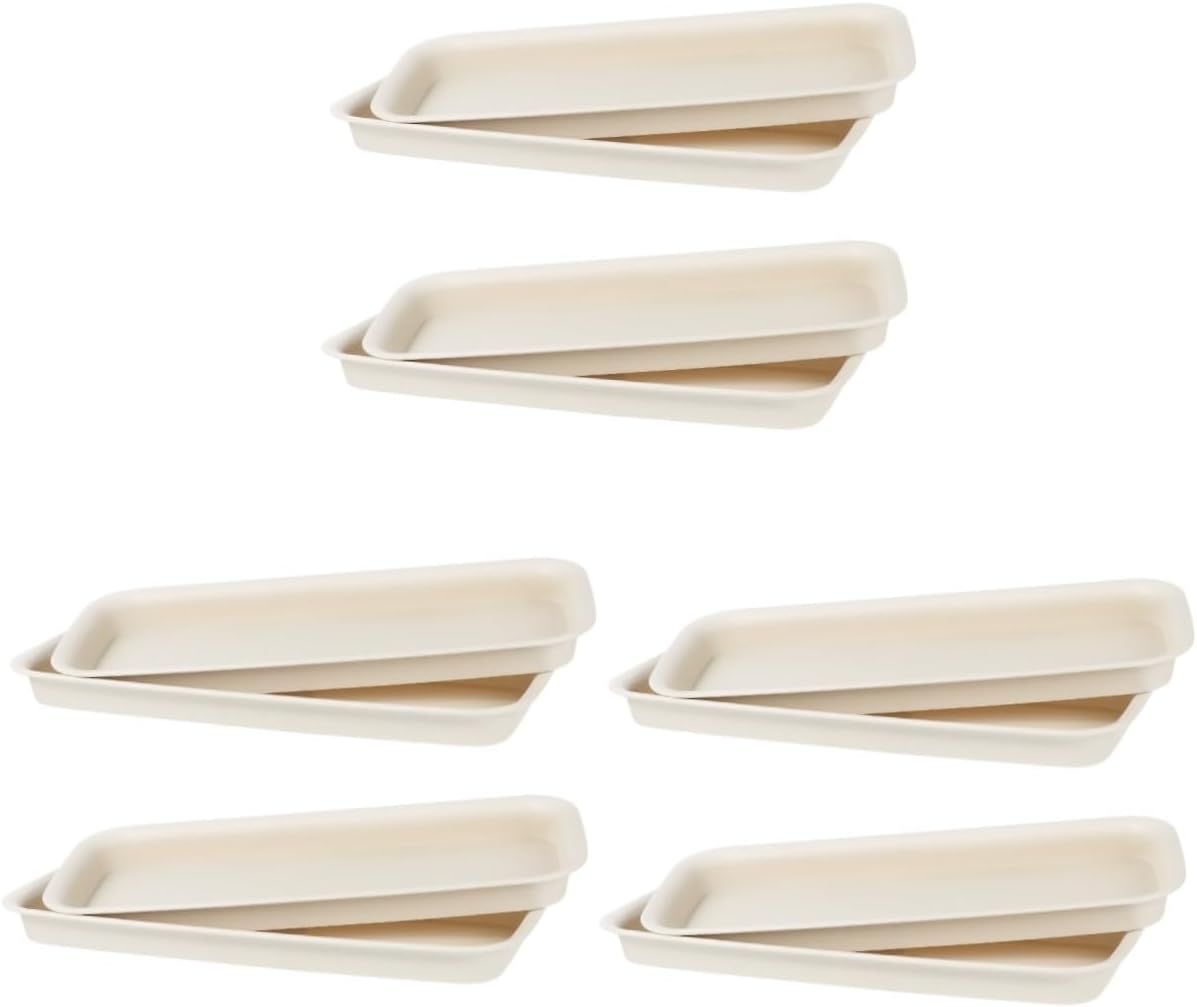 Sosoport 12pcs Plant Saucer Tray for Use Flower Pot Base to Prevent Water Leakage Drip Plate