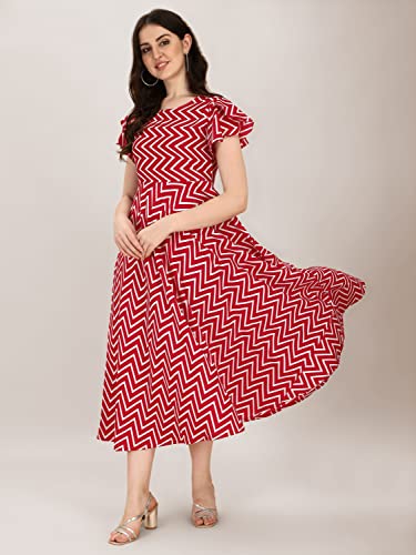 Image of QIQI Women's Crepe A-Line Maxi Casual Dress