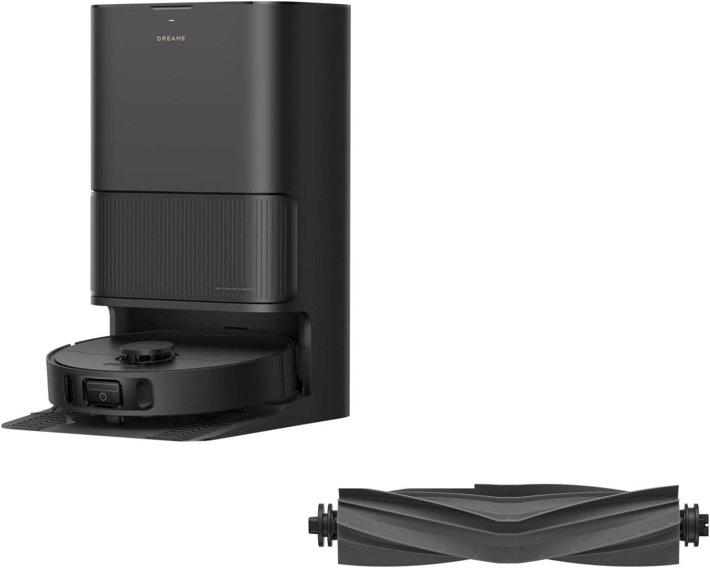 DREAME L40s Ultra CE Robot Vacuum Cleaner (Black) and Main Roller Brush