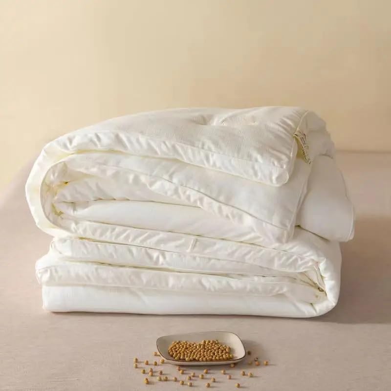 Miniatura 3 de VejiA Comforter Cotton Quilt Soybean Fiber Jacquard Duvet Twin Autumn Winter Blanket Double Bedding Bedspread