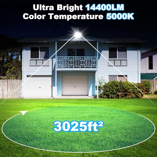 Tira LED ajustable 20ft 2700K-6500K con floodlight 120W miniatura 4