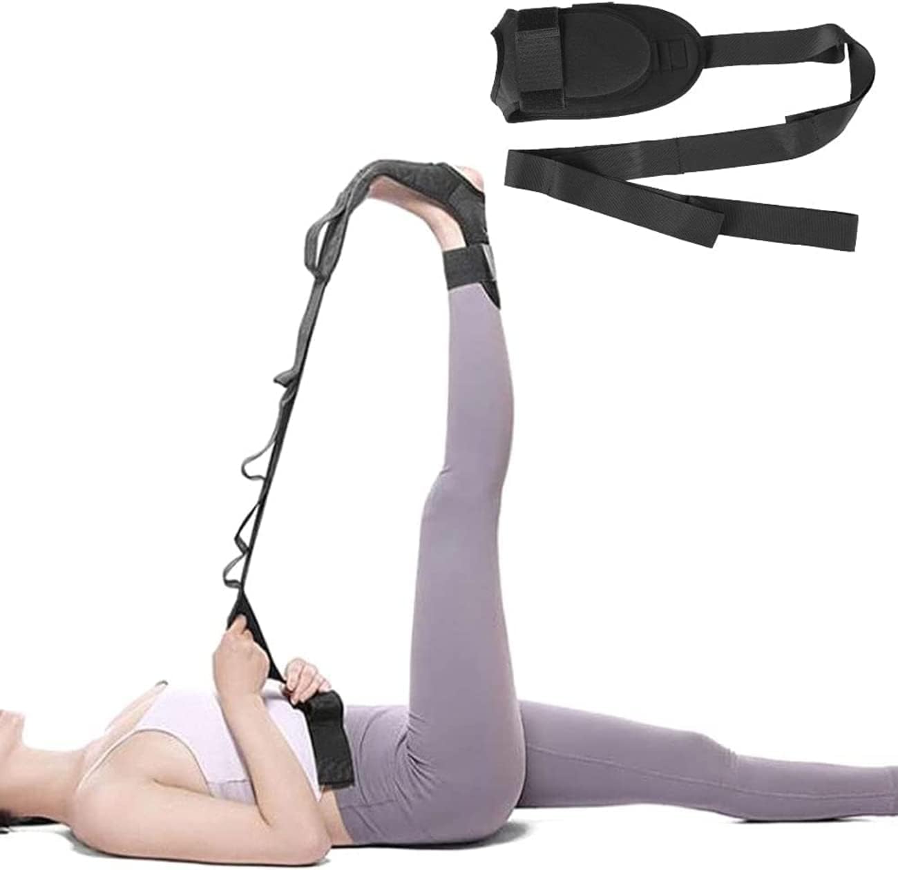 Hetarmi Yoga Strap for Stretching Leg Stretcher with Loops Ligament Stretching Strap Belt Foot Ankle Rehabilitation Training Belt Gymnastics Hamstring Stretcher Exercise Fitness Sport Equipment. (B0CBCMG6K6) Amazon Price History, Amazon Price Tracker