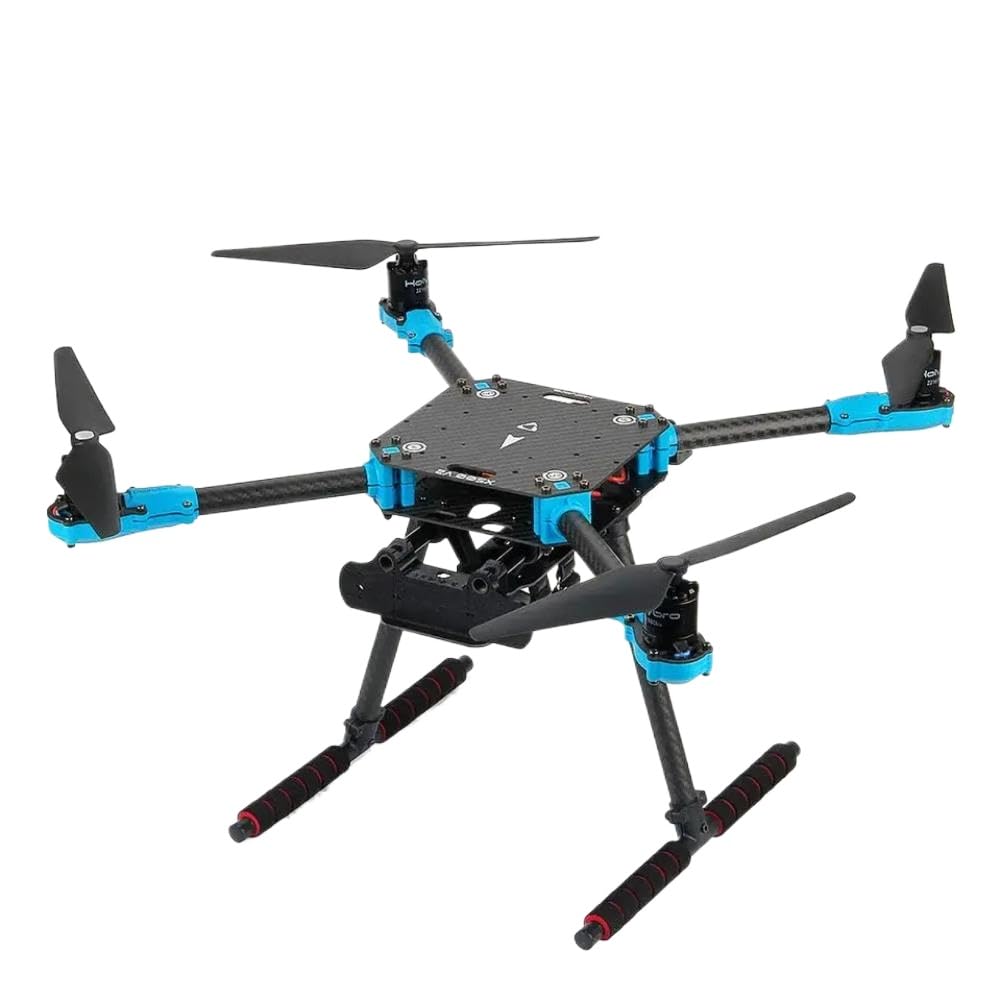 Kit telaio drone FPV compatibile con - X500 V2 interasse 500mm fibra di carbonio ARF con motore brushless 2216 KV920 BLHeli S 20A ESC 1045 elica(X500 V2 ARF Kit)