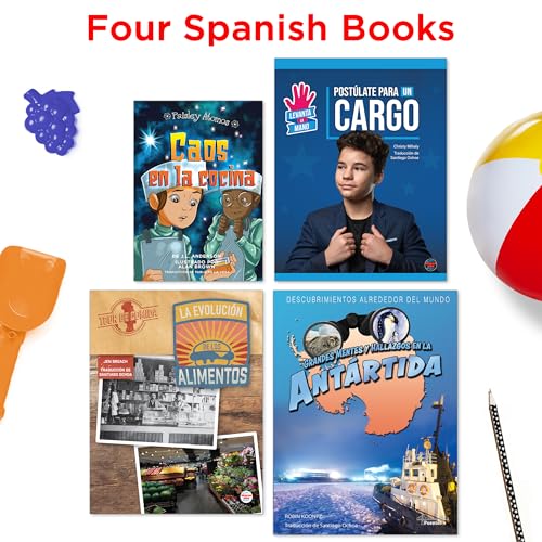 Summer Bridge Activities Grades 5-6 Spanish Summer Learning Backpack, Spanish Language 5th Grade to 6th Grade Workbook All Subjects, Flash Cards, and Nonfiction & Fiction Children's Books - Image 4