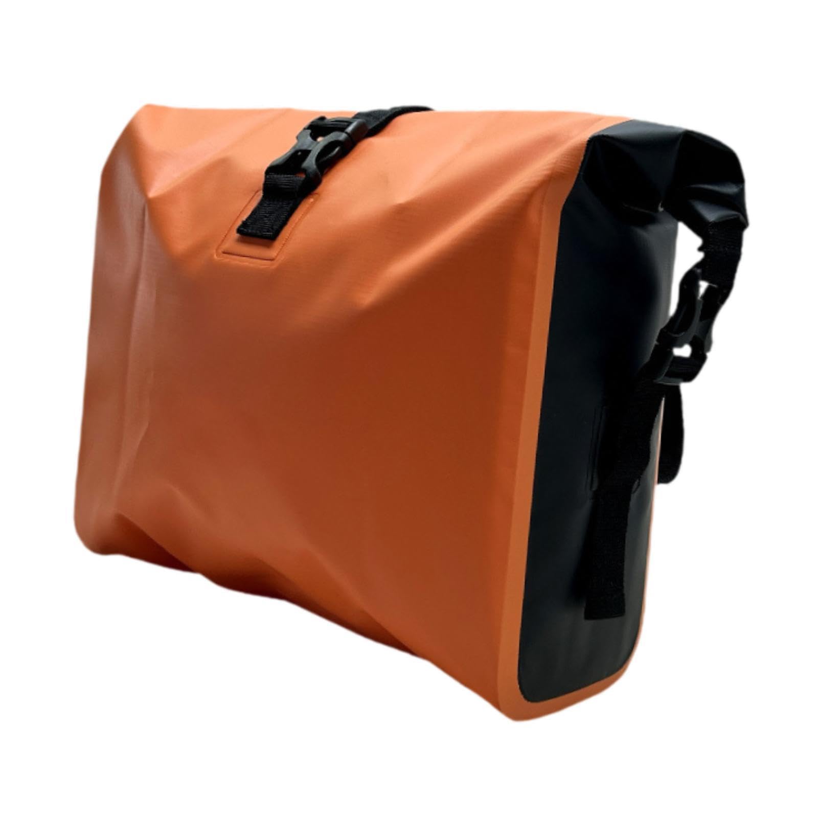 Yiju Waterproof Bike Pannier,Saddle Bag,Bicycles Rear Rack Bag,Backseat Storage Pouch for Grocery Touring Accessories Cycling, orange