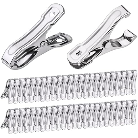 Pwfkgo Stainless Steel Garden Clips Cover