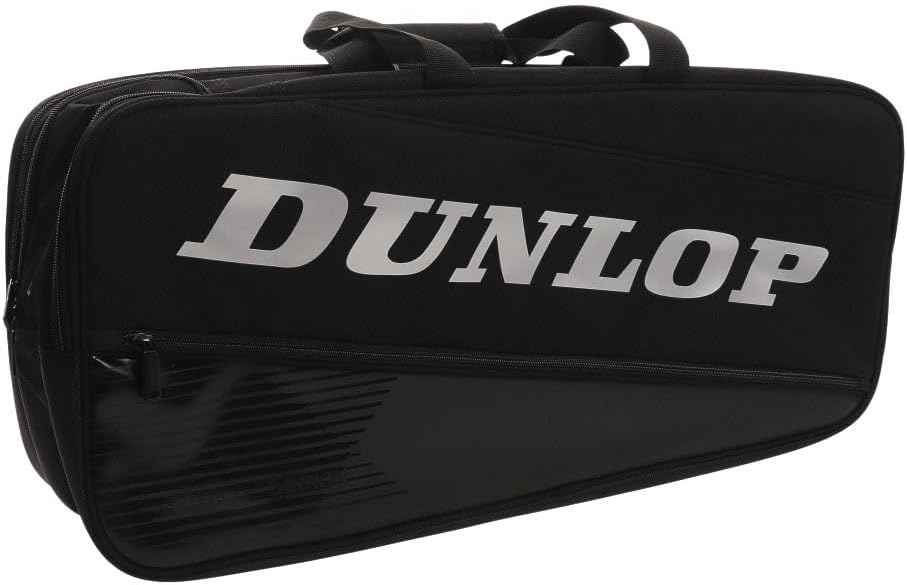 Dunlop DTC-2185 Tennis Bag, Case, Racket Bag, Will Be Released in Early July, *Reservation Black x Silver, One Size