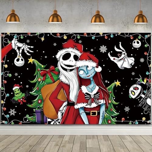 Christmas Photo Backdrop for Photography - Tapestry for Xmas Winter Holiday Decorations and Supplies for Home