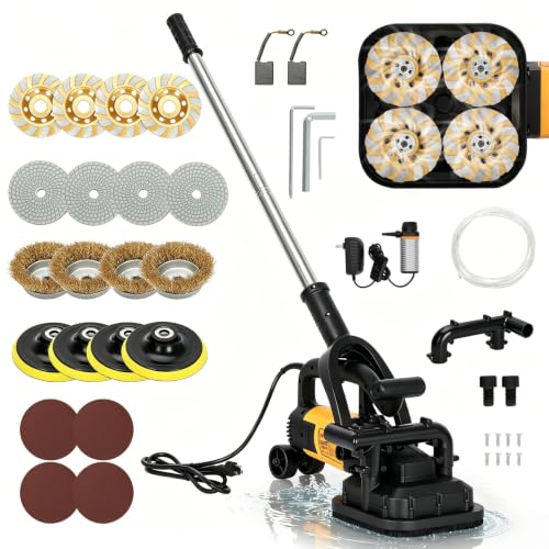 4-Head Concrete Grinding Machine 3800W Copper Motor for Concrete Grinding