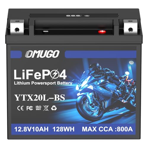 OMUGO YTX20L-BS 800CCA Battery