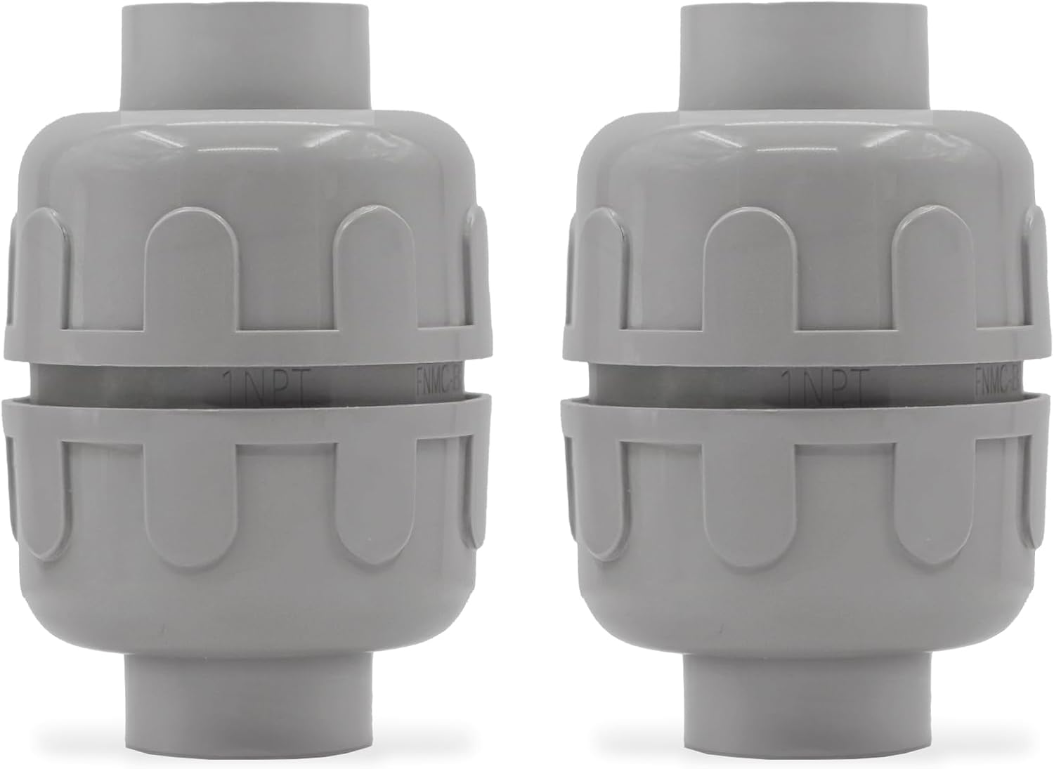 3/4 inch Liquid-Tight Connector,PVC Flexible Conduit Double-Ended Connector,Straight 180 Degree,Two-Way Conduit Connector,Electrical Conduit Fittings(10 Pcs)