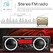 Single Din Car Stereo Bluetooth,1 Din 12V-24V Car Radio with Two Built-in Speakers, Car FM Audio Multimedia Player with USB AUX-in TF Card Port