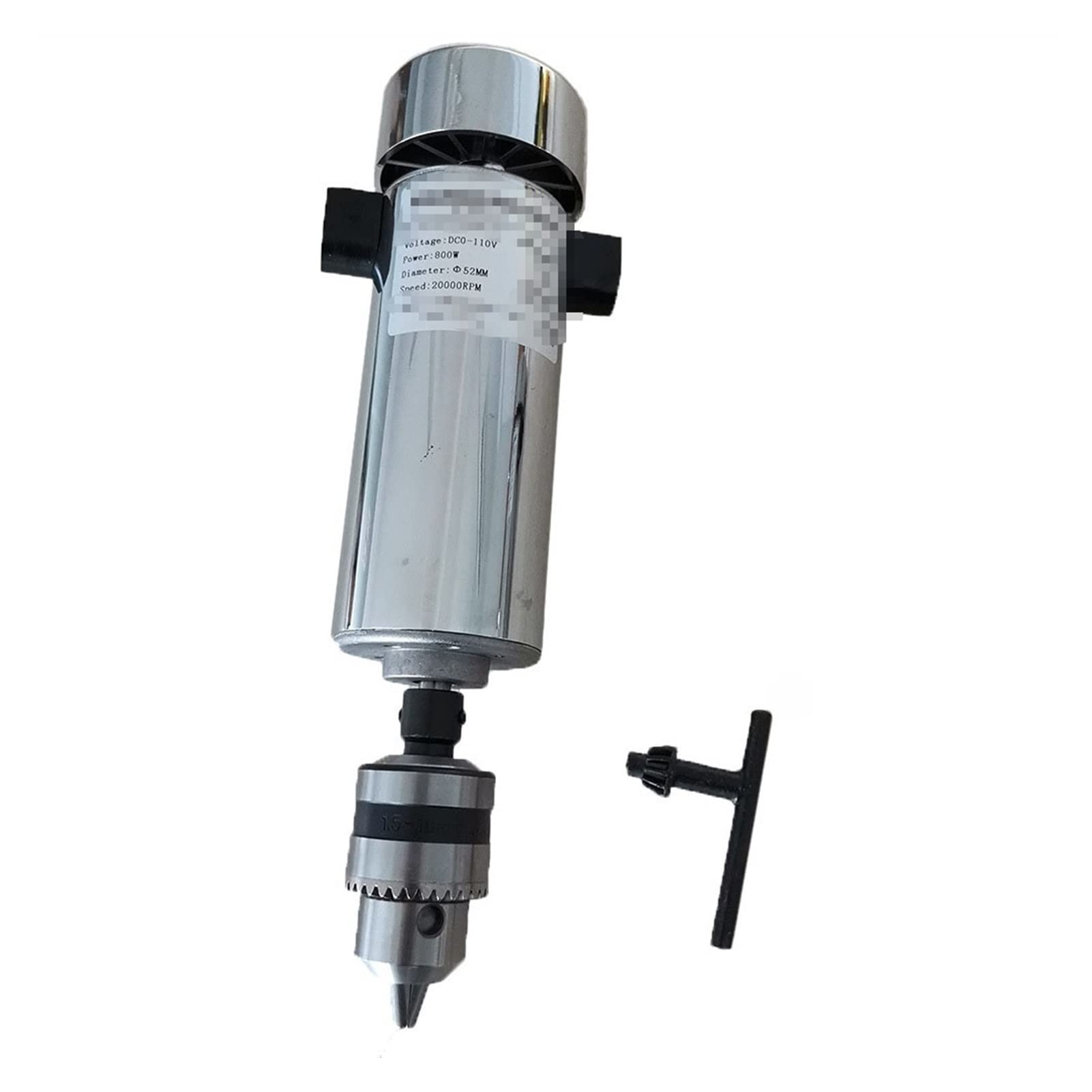 CVFRDD CNC Spindle Motor Kit 800W DC Spindle Motor 0.8KW 0-110V 20000RPM CNC Carving Milling Air Cold For Engraving