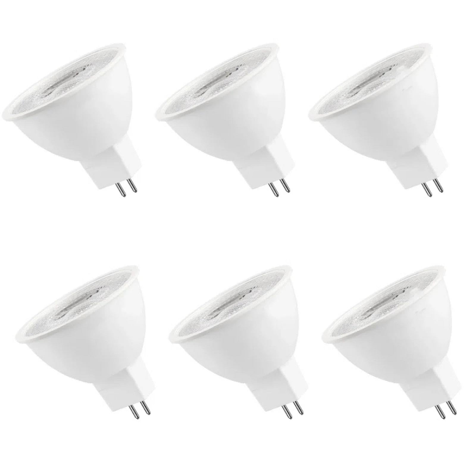 GU5.3 MR16 LED Żarówka LED 12 V Reflektor Żarówki Halogenowe 12 V 50W Zamiennik do Przedpokoju Projektora Sufitowego 5W-6 PC Ciepła biel