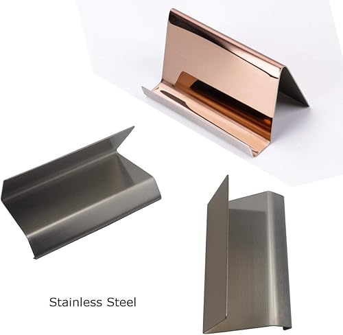 Miniatura 3 de enyuwlcm Tarjetero de escritorio de metal para escritorio, exhibición de tarjetas de visita para oficina, mesa, organizador de mostrador, vino y