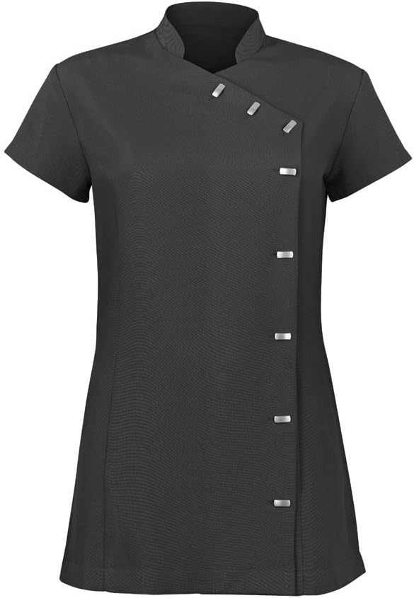 Alexandra Womens Beauty Salon Tunic NF990 Black 10