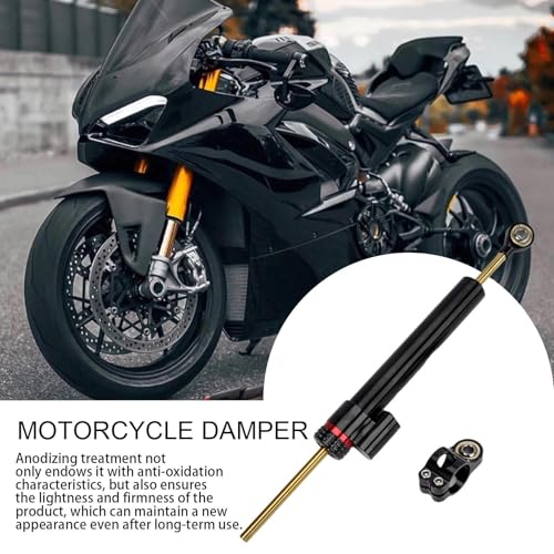 Tie à amortisseur en aluminium pour éliminer le guidonnage et stabiliser la moto - 2