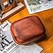 Linsoul ZiiGaat PELLEPOD Leather Earbud Case, Waterproof IEM Storage Box, Hard Carrying Bag, Protective Storage Box, Fit for Earphone ZS10 Pro, Zero: 2, EM6L, EW300, SuperMix 4, Orchestra Lite (Brown)