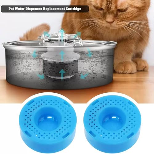 Filtros de repuesto para fuente de agua para gatos 4 piezas miniatura 3