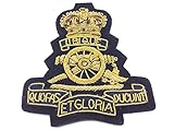 insigne altezza cm Brodé à la main MG Insignes Militaires Royal Marines cm 8 x 8 Brodées à la Main Introuvable
