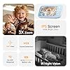 Upgraded 360 View Baby Monitor No WiFi, Boifun 5'' 3X Zoom Display, Rotatable Video Baby Monitor Camera, IPS 720p Wireless (Moniteur Bébé), Easy to Use and Set Up,VOX Sound Detection,Night Vision