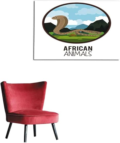 Amazon Co Jp ホームホット 写真 壁紙 アフリカの動物 白紙の看板 自然のコンセプトの壁画 インチx16インチ X16 Diy 工具 ガーデン