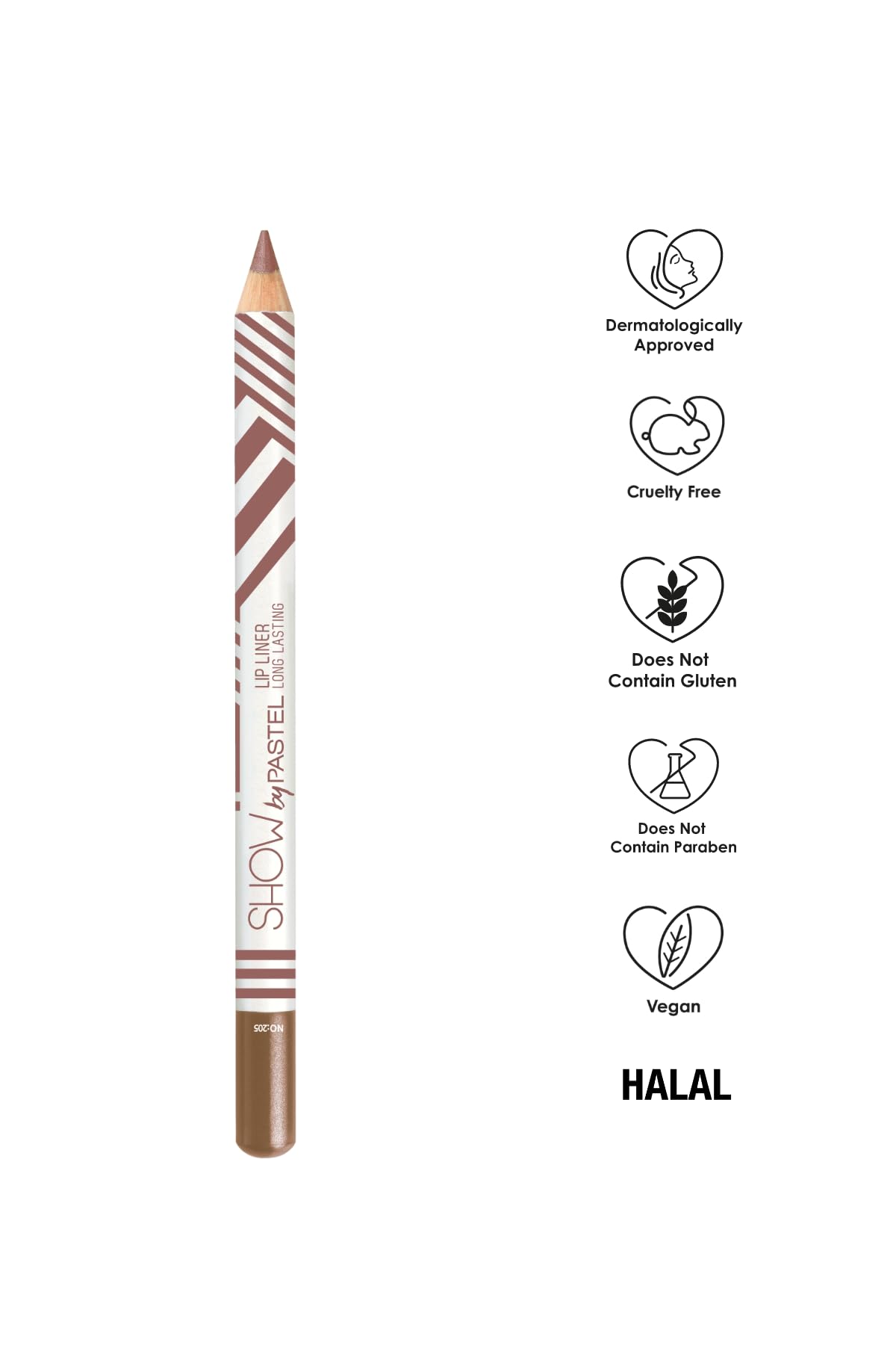Pastel Show By Pastel Lip Liner 205 1.14g