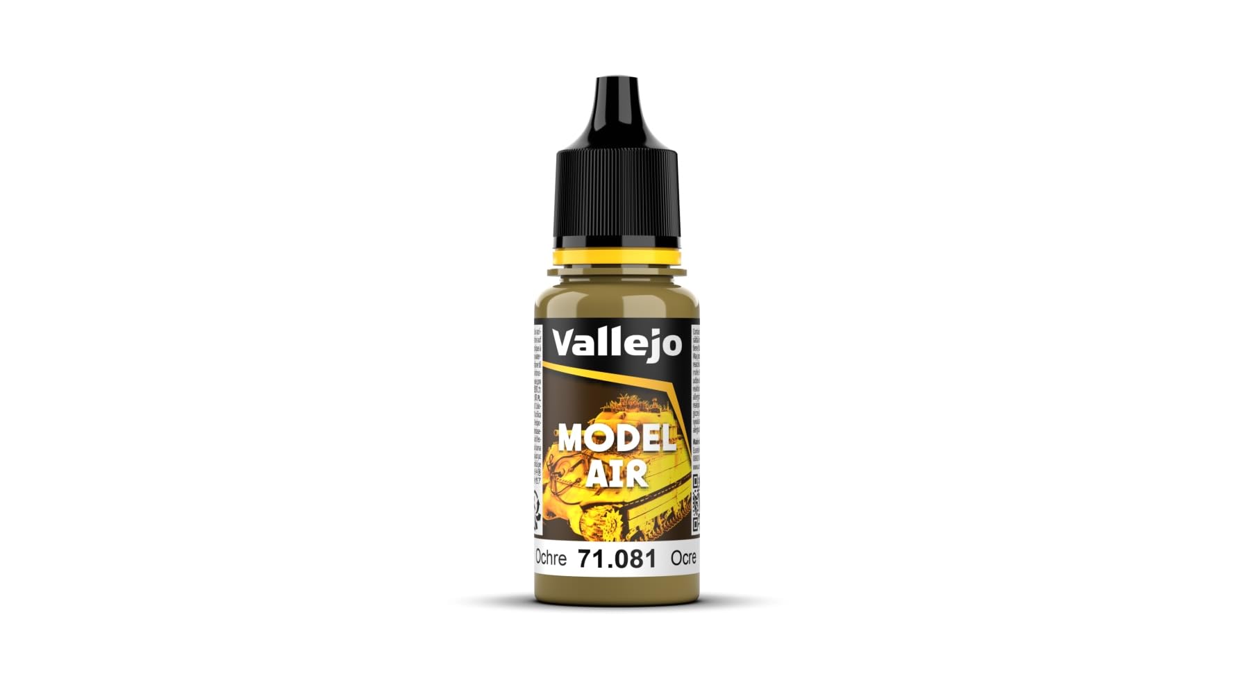 Vallejo 1943 Tank Dark Yellow Paint - 17ml Acrylic Model Air Paint For Airbrushing