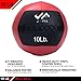 JFIT Wall Ball, Red/Black, 10 LB