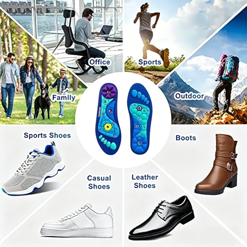 Plantillas magnéticas de acupresión flexibles, talla 44-47 miniatura 3