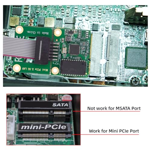 Adaptador Mini PCI-E a Ethernet de 2.5 Gbps tarjeta de red LAN para placa base 7