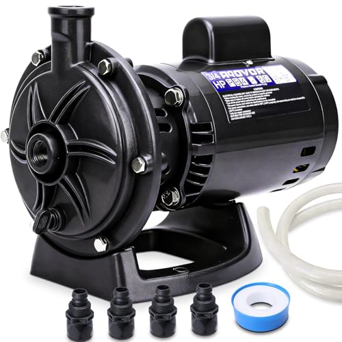 3/4 HP PB4-60 Booster Pump, Replace for polaris PB4-60 Pool Booster Pump, Fit for polaris 180 280 380 480 3900 Pressure Side Pool Cleaners, 115V/230V 60Hz Pure Copper Motor with Hose & Fittings