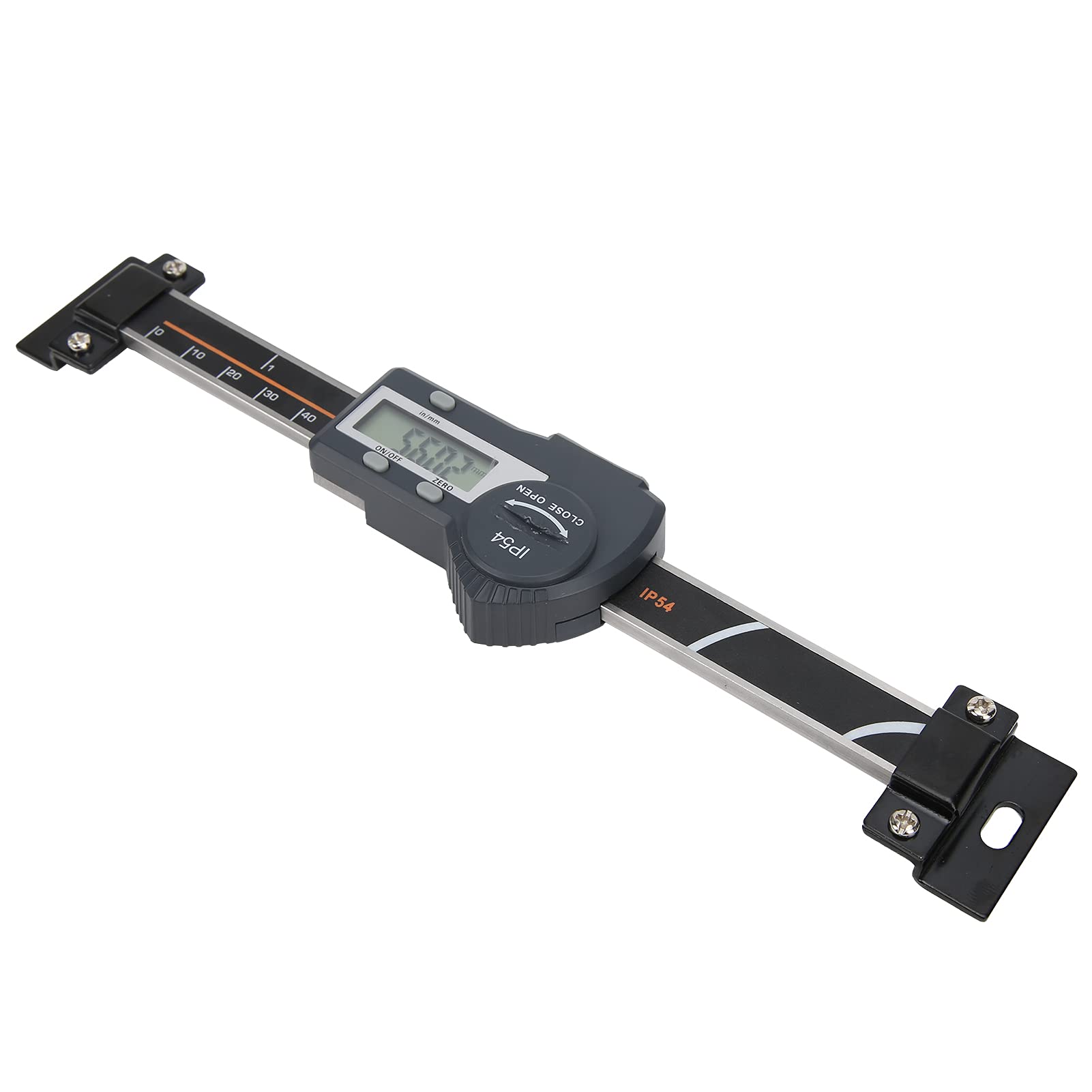 Calibrador Vernier digital Herramienta de medición de precisión de 0 a 100 mm con pantalla LCD y salida de datos remota para torno y fresadora Material de aleación de aluminio