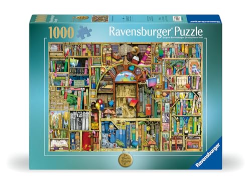 Ravensburger The Bizarre Bookshop 2 1000 Piece Jigsaw Puzzle for Adults - 12000300 - Handcrafted Tooling, Made in Germany, Every Piece Fits Together Perfectly - Image 3
