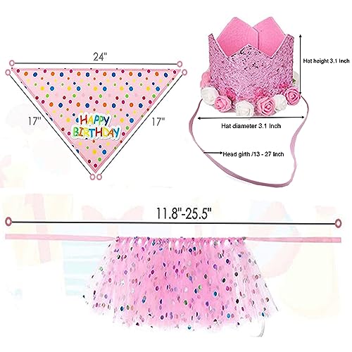 Disfraz Cumpleaños Perro Pequeño MINIBIRD Rosa miniatura 4