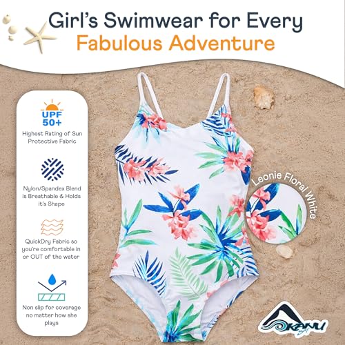 Image of Kanu Surf Girls Daisy Beach Sport One Piece Swimsuit